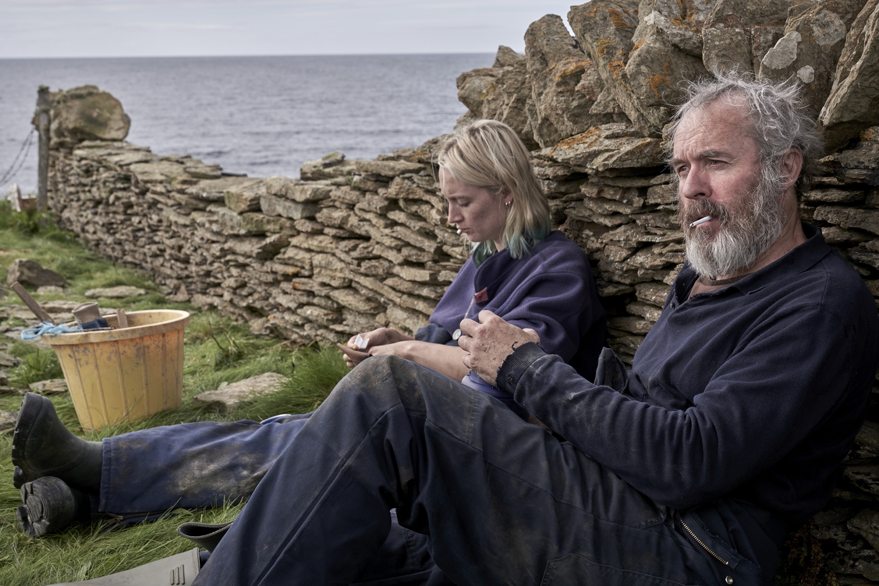Stephen Dillane &amp; Saoirse Ronan in The Outrun